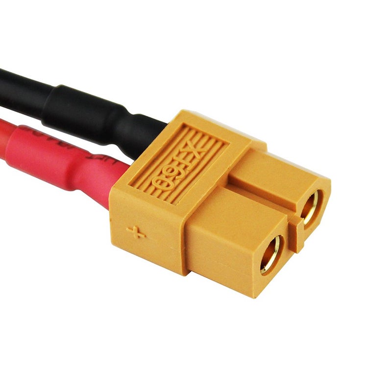 OliYin 3pcs compatible with Big Tamiya Male to Female XT60 Connector Adapter 14awg 1.96inch Wire for NiCd NiMH Dynamite Packs(pack of 3) - Image 5